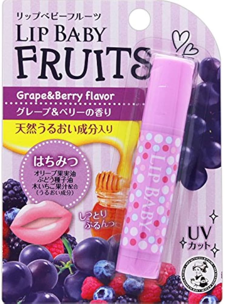 Amazon.co.jp: メンソレータム リップベビーフルーツ グレープ&ベリー Amazon.co.jp: メンソレータム リップベビーフルーツ グレープ&ベリー